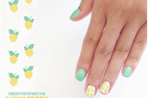 Свеж лимонов маникюр за лятно настроение