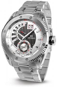 Швейцарски мъжки кварцов часовник SECULUS COPERNICO