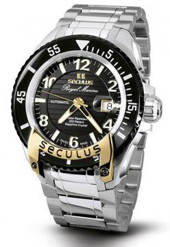 Швейцарски мъжки механичен часовник SECULUS Royal Marine Automatic