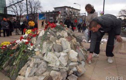 Премахват грамадата в памет на Пламен Горанов