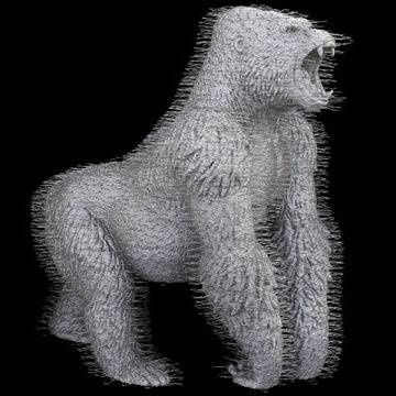 Нови идеи: Скулптури от закачалки