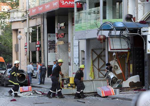 Взрив избухна в центъра на столицата