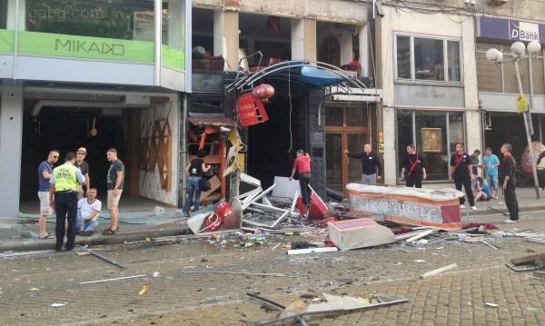 Взрив на газови бутилки в центъра на София, 11 ранени