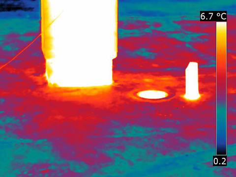 Откриване на течове от покриви и тераси