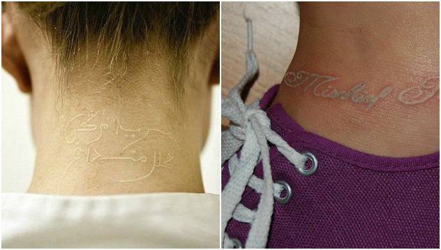 Татуировки с бяло мастило видяна 12298 коментари 1