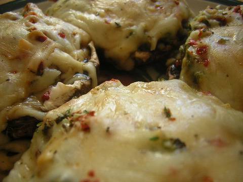 Пълнени гъби със сирене