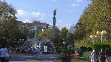 Един фонтан в Бургас