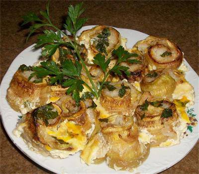 Рулца от тиквички с ориз