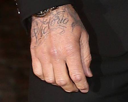 Дейвид Бекъм с нова татуировка