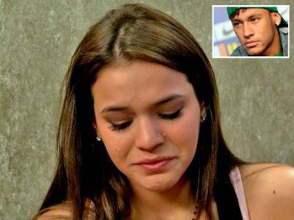 Неймар се обясни публично в любов на Бруна (видео)