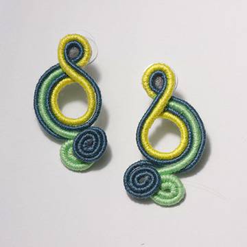 Обеци Инфинити ръчна изработка