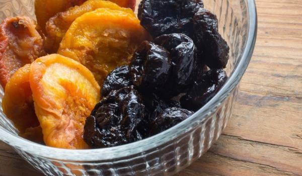 Съхранение на сушени плодове