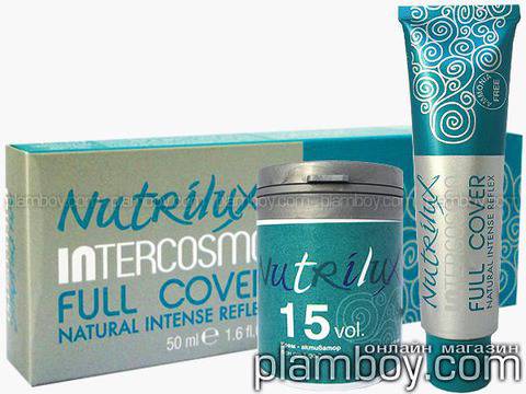 Професионална безамонячна боя за коса с масло от Макадамия – Nutrilux full cover