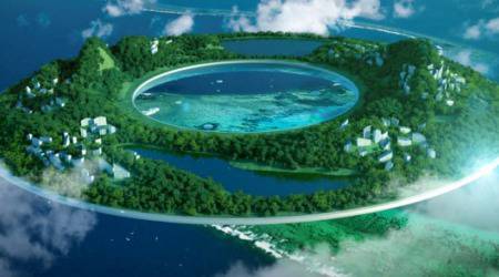 Плаващ град