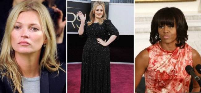 Adele раздвоена между Kate Moss и Michelle Obama
