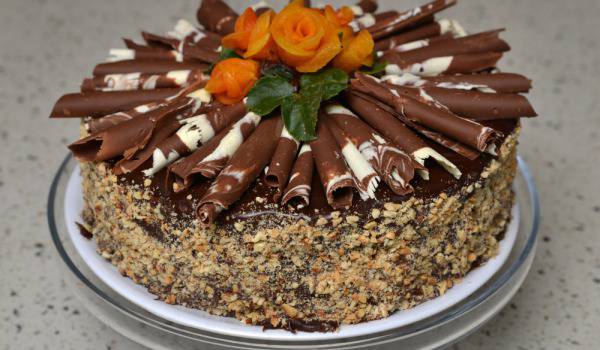 Фъстъчена торта без печене