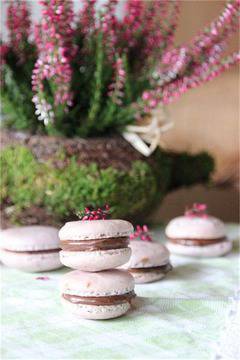 Френски макарони с нутела