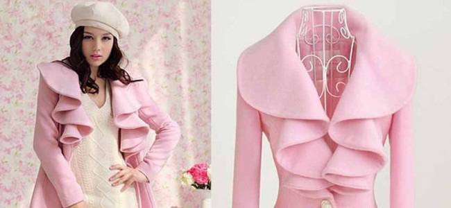 Розовото палто – супер актуално през зимата