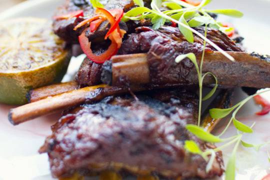 Телешки ребърца на барбекю