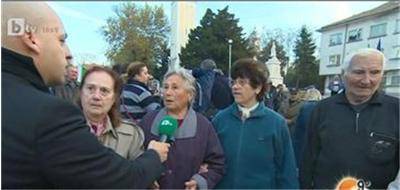 Протест срещу настаняването на бежанци в Телиш блокира международен път