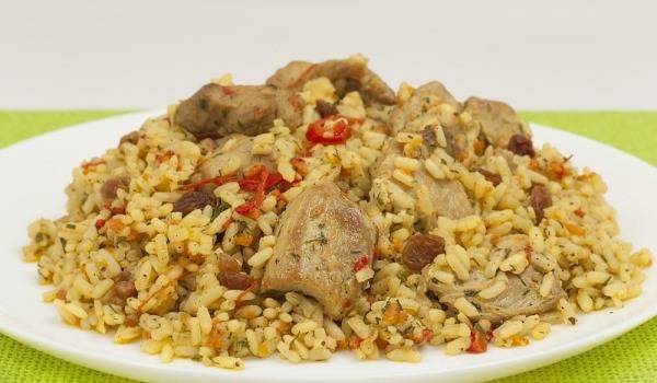 Задушен джолан с ризото