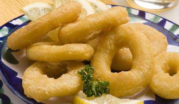 Калмари пане