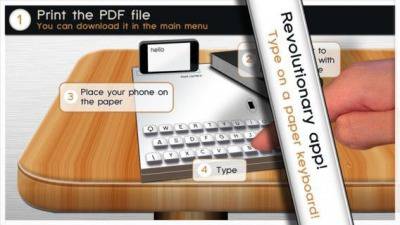 Принтирай си собствена хартиена клавиатура за iPhone