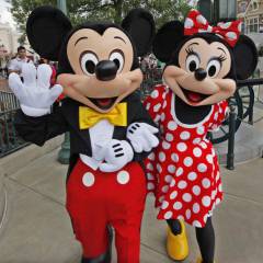 Кристални Мики и Мини Маус на коледната елха