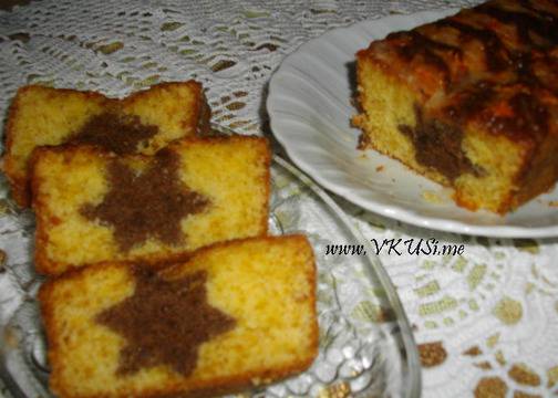 Звезден коледен кекс