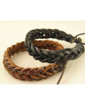 Ръчноизработени кожени унисекс гривни