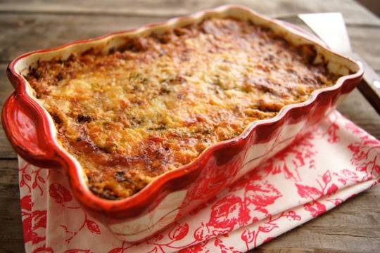 Зеленчукова лазаня със сос бешамел