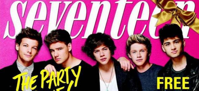 One Direction на корицата на "Seventeen" (галерия)