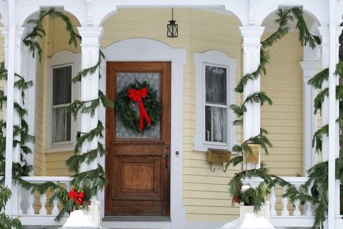 Идеи за външна коледна украса