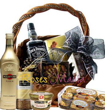 Коледни корпоративни кошници на едро – Букети от рози – букет цветя, кошници, букети бонбони – доставка