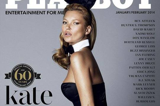 Кейт Мос дибидюс гола за Playboy (18+)