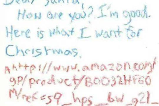 Фалшивото писмо до Дядо Коледа