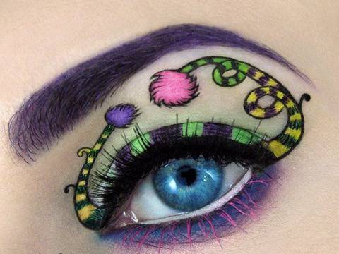 Красиви идеи за нестандартен празничен грим (галерия)