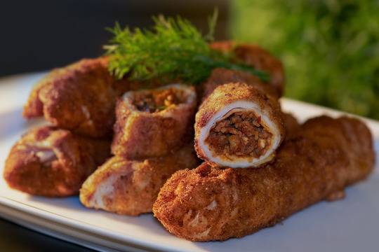 Оризови рулца със зеленчуци