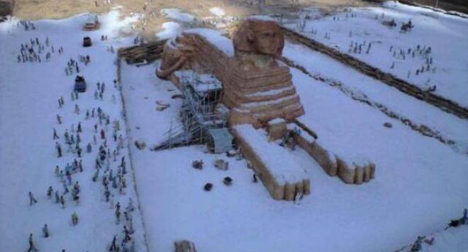 Не е имало сняг върху египетските пирамиди