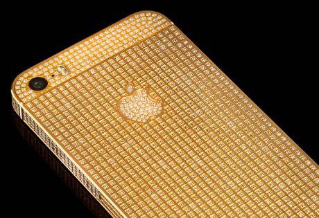 Златен iPhone 5S Supernova с кристали Сваровски за $5179