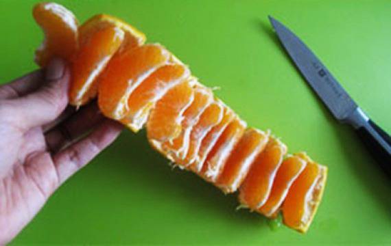 Как да ядем мандарини без да ги белим?