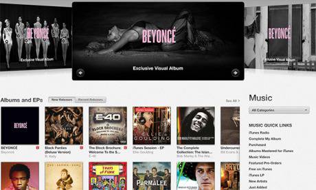 Новият албум на Бийонсе ще се продава само в iTunes