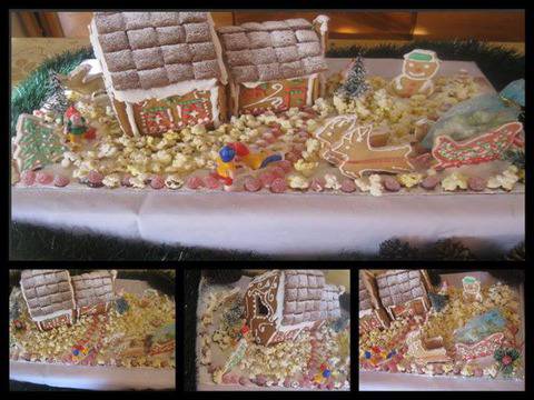 Коледна медена къщичка и медени бисквити