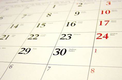 Нещастни дни в годината според вечния календар