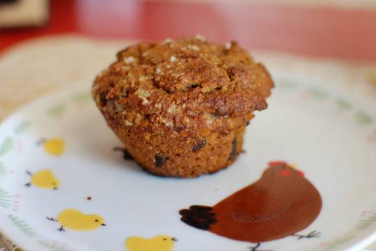 Мъфини с тиква и овесени ядки