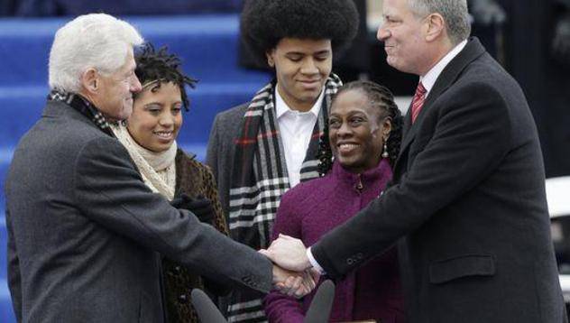 Бил Де Блазио се закле като кмет на Ню Йорк