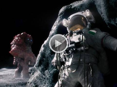 Ужасяващо извънземно е главен герой в най-епичната реклама на боб (Видео)