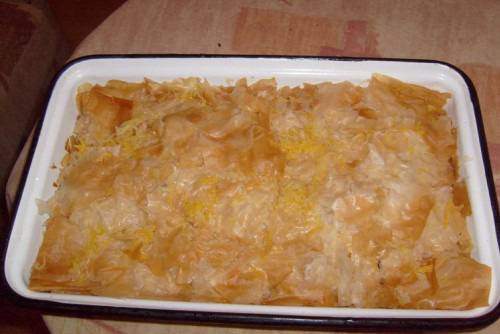 Баклава с кексова плънка