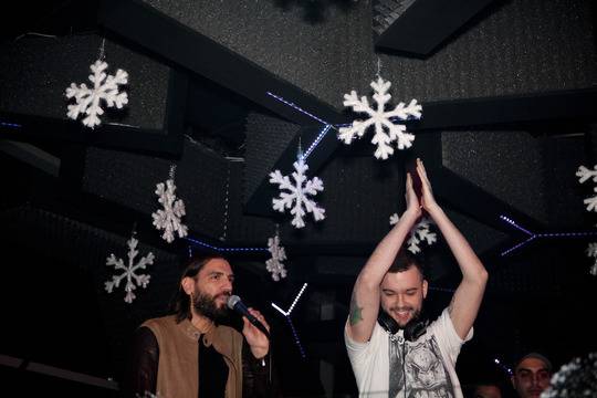 DJ Tarkan и V-Sag с поздрав след шоуто им в София за Нова година
