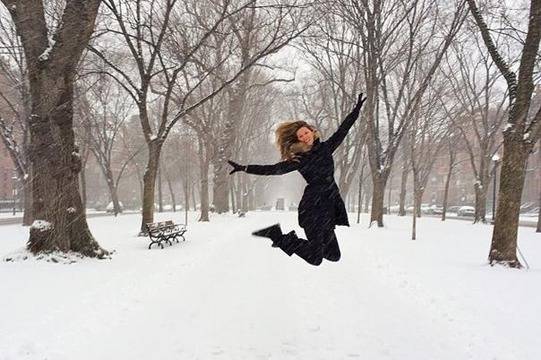 Прелестната Жизел е попаднала в зимна приказка